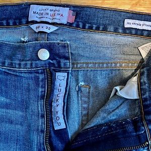 Lucky Brand Blue Jeans 363 Vintage Straight